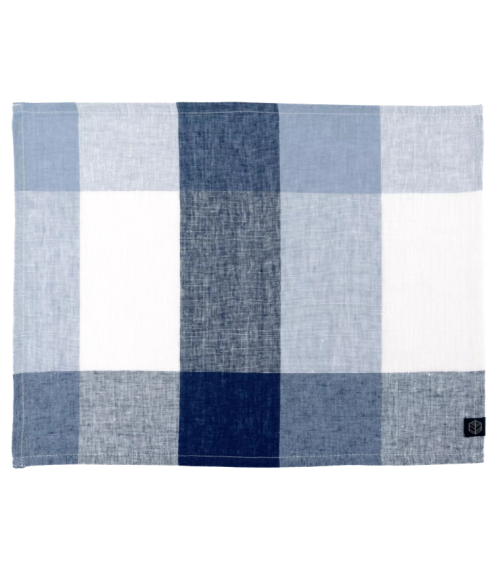 Nappe Tenerife 160x250cm Bleu Stone