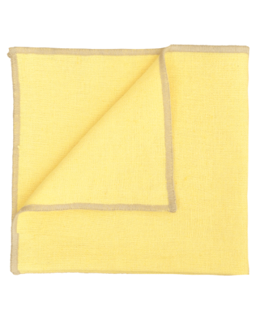 Lot de 4 serviettes de table corte 40x40cm Paille