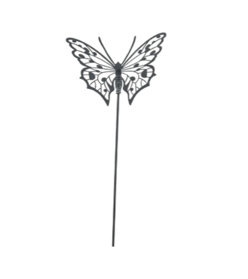 Pique papillon 10.5x8x44cm