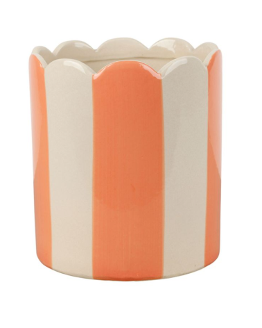 Cache pot rayures artist D16xH17cm