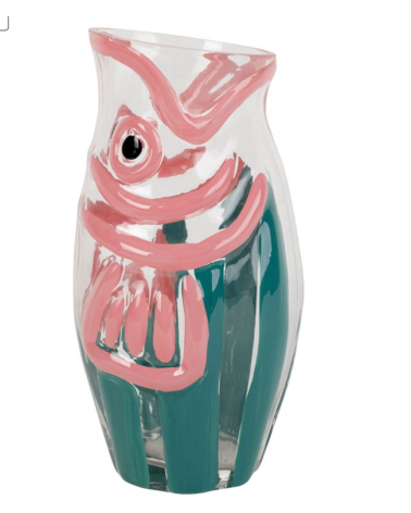 Vase poisson plouf H23cm