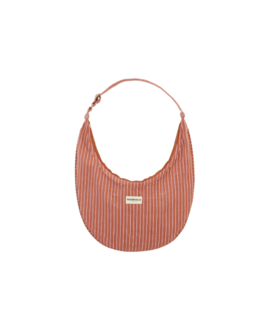 Sac New B rayures lila