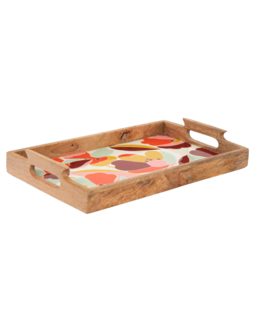 Plateau bois ALEXIA 40x25cm