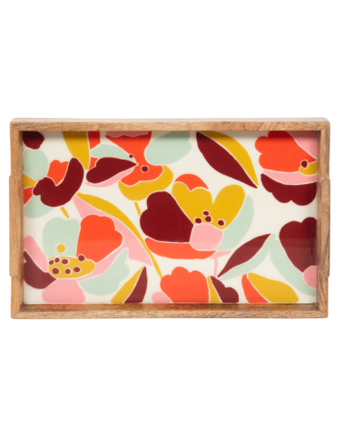 Plateau bois ALEXIA 40x25cm