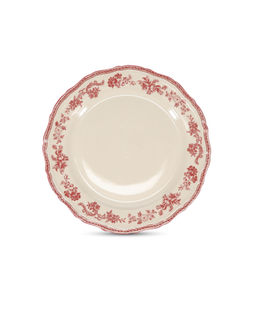 Assiette plate rouge cyril 27cm