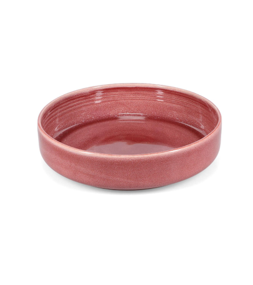 Plat à sevir rose 28xH7cm