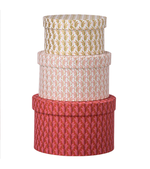 Boites carton ronde lotx3