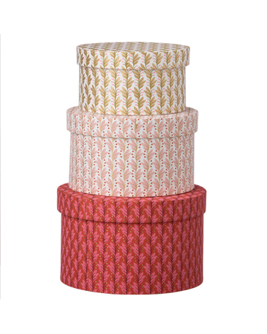 Boites carton ronde lotx3