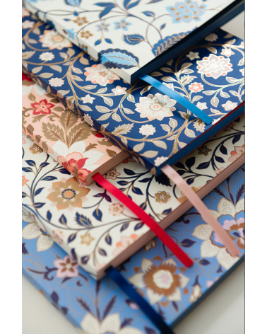 Carnet A5 rose bungalow lignes 224 pages