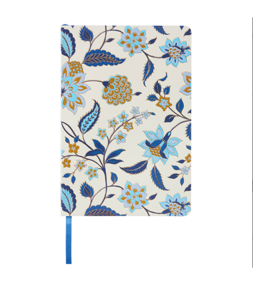 carnet A5 bleu lignes 192 pages