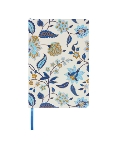 carnet A5 bleu lignes 192 pages