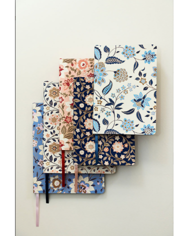 carnet A5 bleu lignes 192 pages