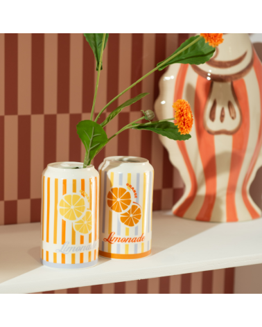 Mini vase canette 2ass 
