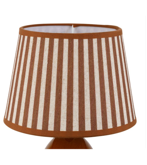 Lampe romancero brun D20xH32cm