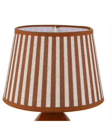 Lampe romancero brun D20xH32cm