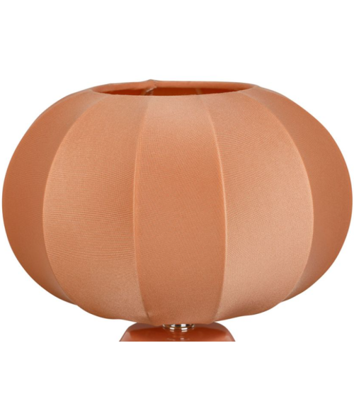 Lampe lumi peche D20.5xH26cm