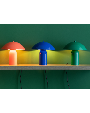 Lampe asuto retro green