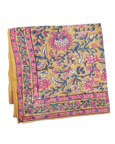 Foulard 100x100cm b/p india -f91
