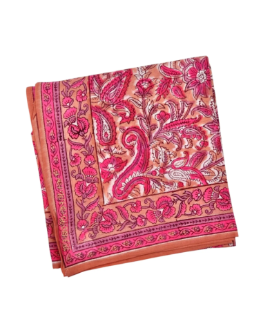 Foulard 100x100 cm b/p india -f90